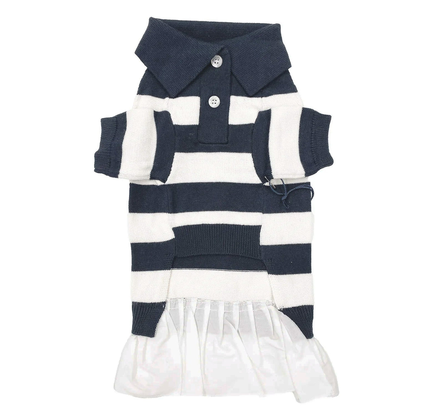 ‘Gladys’ Cashmere Blend Polo Dress