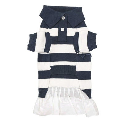 ‘Gladys’ Cashmere Blend Polo Dress