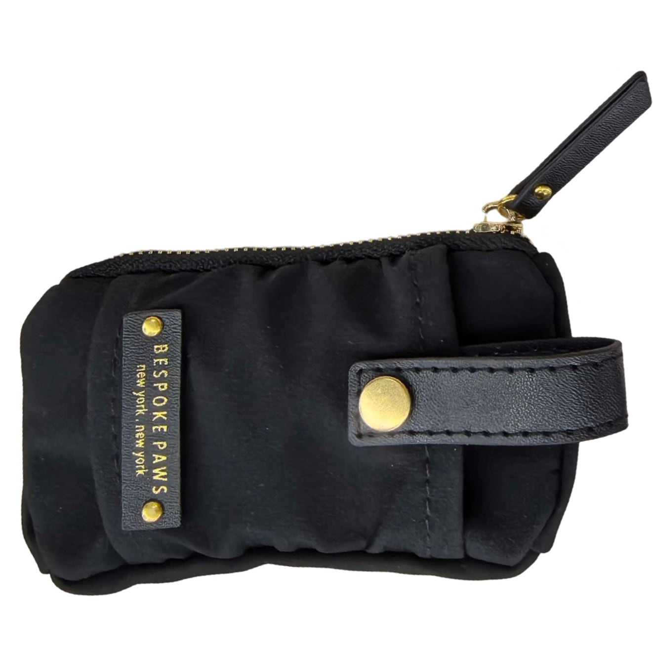 Pawsh Pouch: Dangle-Free Waste bag Dispenser-Black