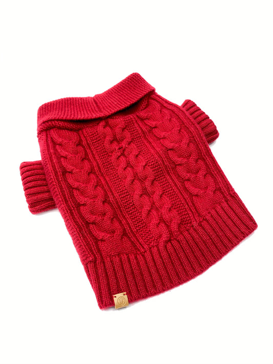 Brooklyn Cashmere Cardigan, Garnet