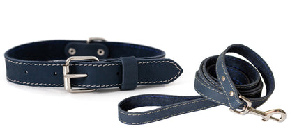 Collar + Leash Set - Classic Strap Pro Line Leather